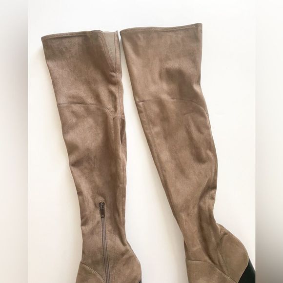 Marc Fisher Suede Leather Over the Knee Boot Women Size 7.5 - Picture 4 of 12